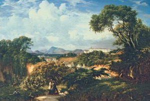 Vista del convento de Santa Teresa desde las alturas de Paula Matos de Henri Nicolas Vinet